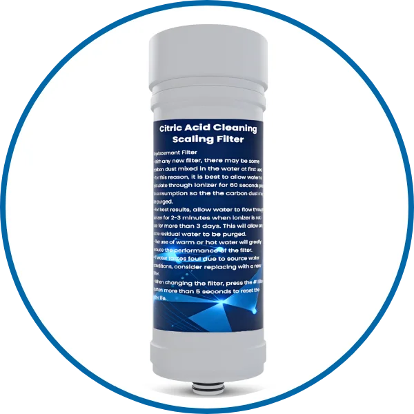 7600 series citric acid filter for Life Ionizer water ionizers
