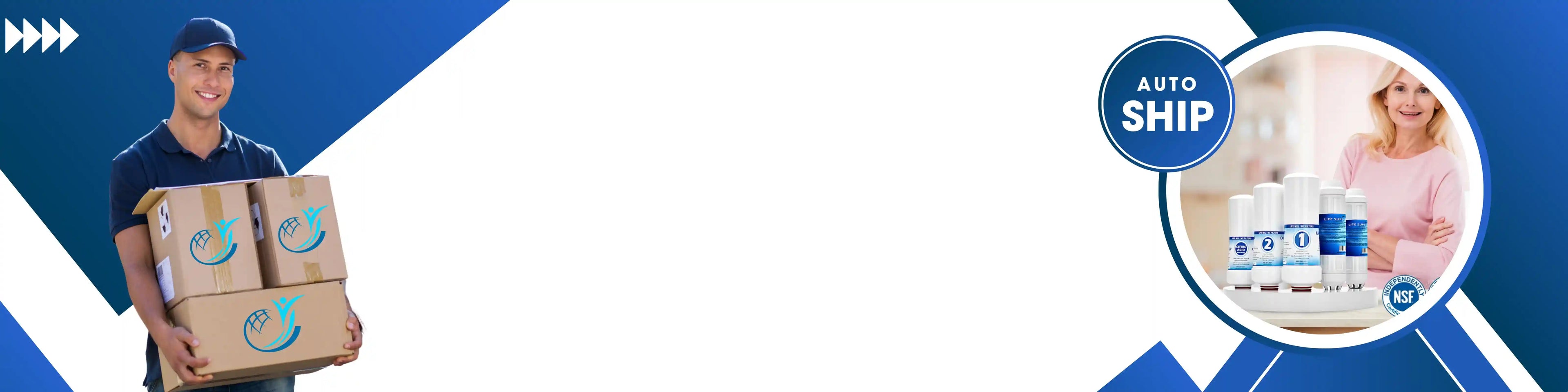 Never run out of water ionizer filters with autoship – easy and flexible delivery program