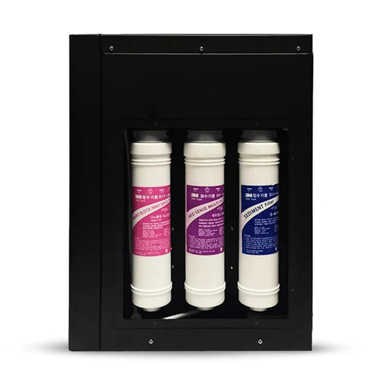 Life Ionizer LC-13 left side panel with touchscreen controls and filter access door