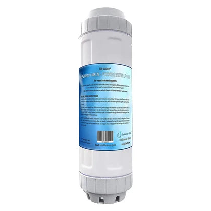LF100F filter removes fluoride 99 percent VOCs heavy metals"