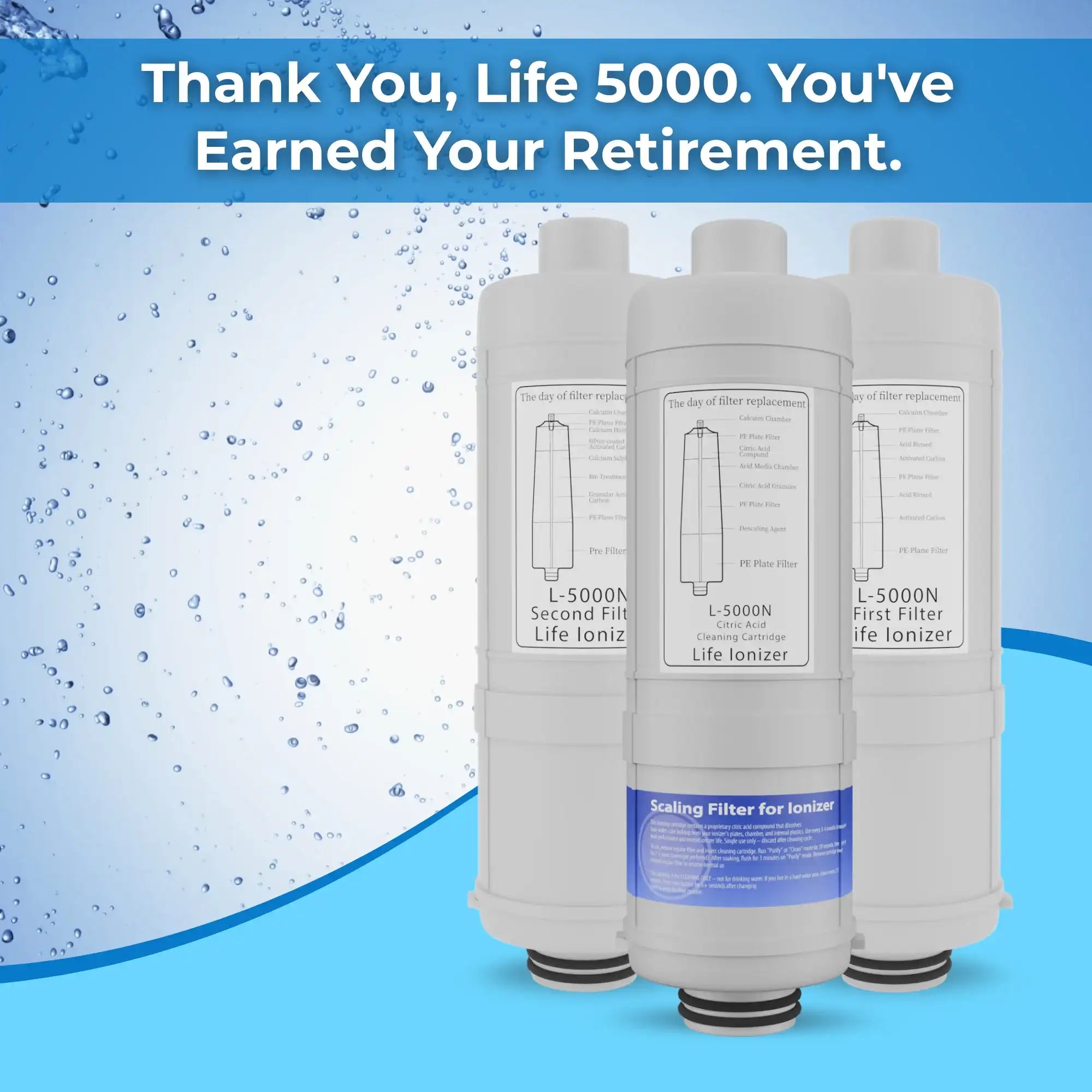 Thank you for choosing the 5100 water ionizer – premium quality for healthier drinking water