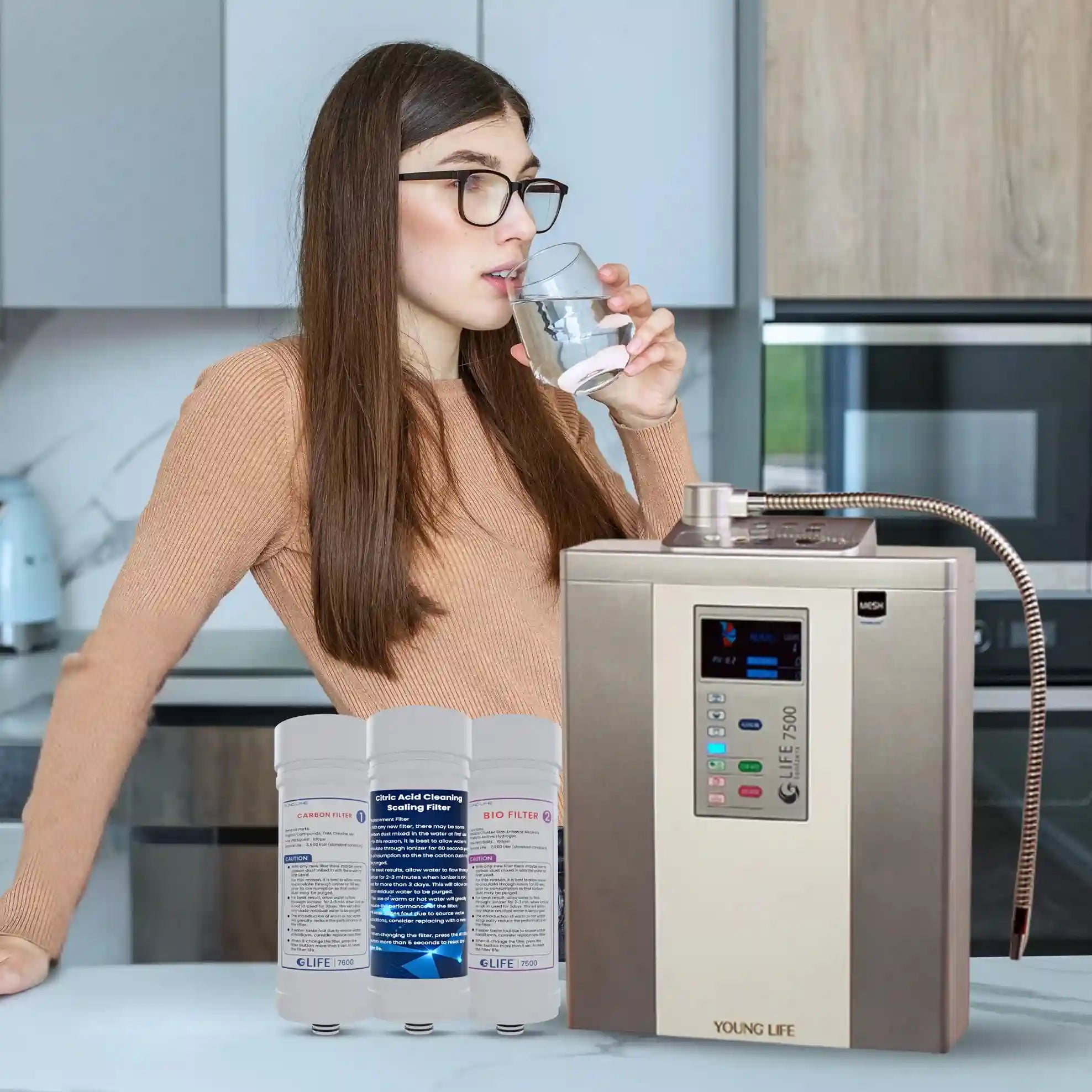 Water ionizer filters should be changed on time for optimal performance and water quality