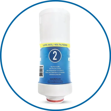 MX ionizer filter 2 for safe, fresh, and great-tasting water every day